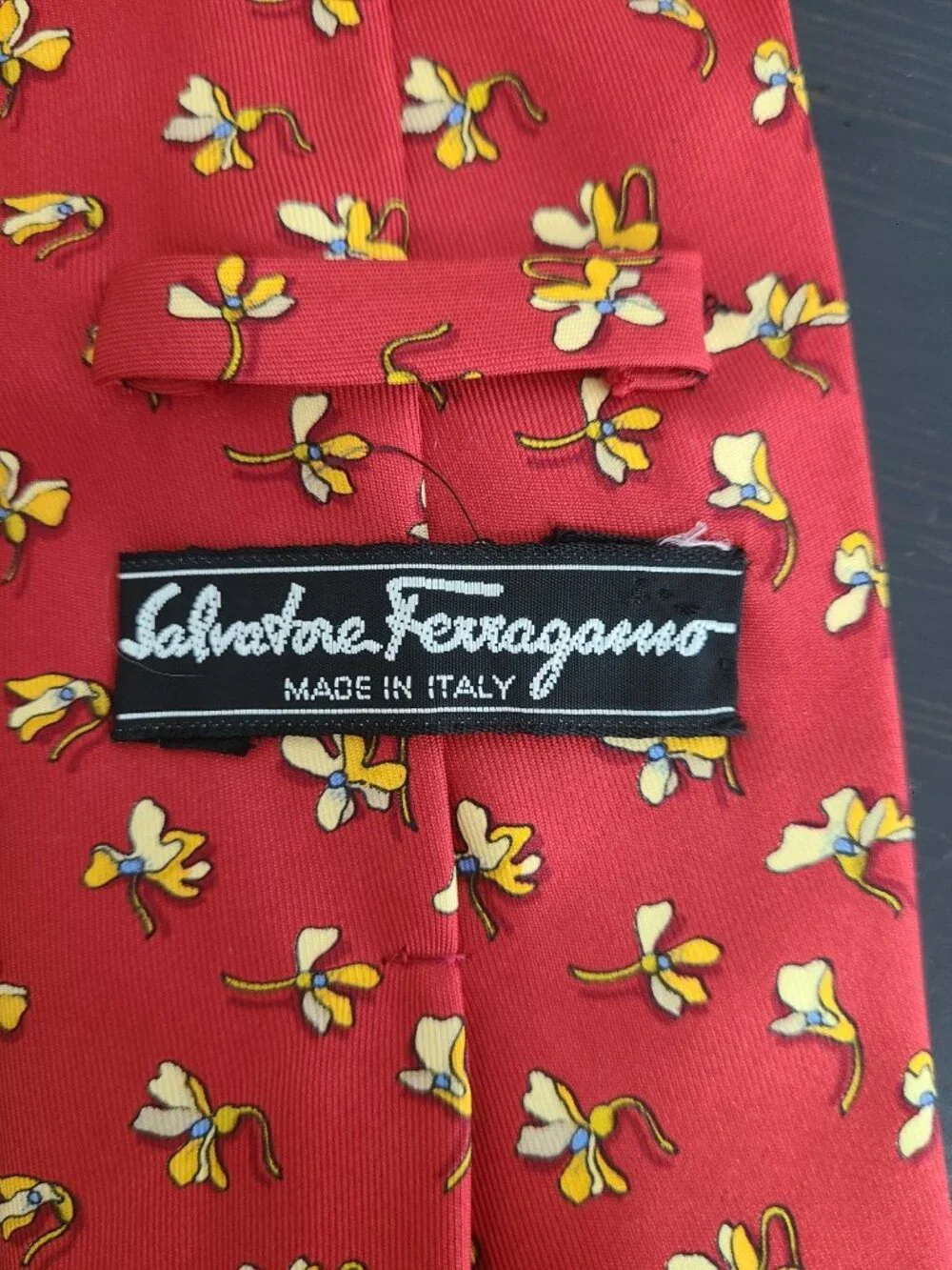 SALVATORE FERRAGAMO Men’s Tie Red Floral